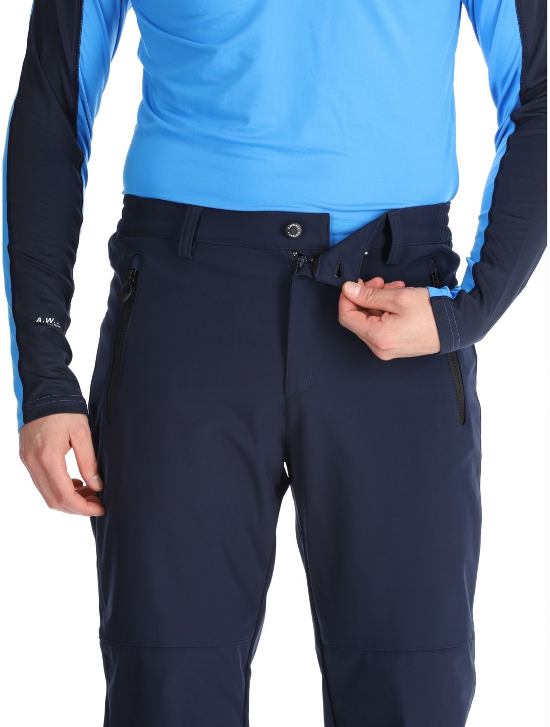 Icepeak, Frankfurt softshell skibroek heren Dark Blue blauw 