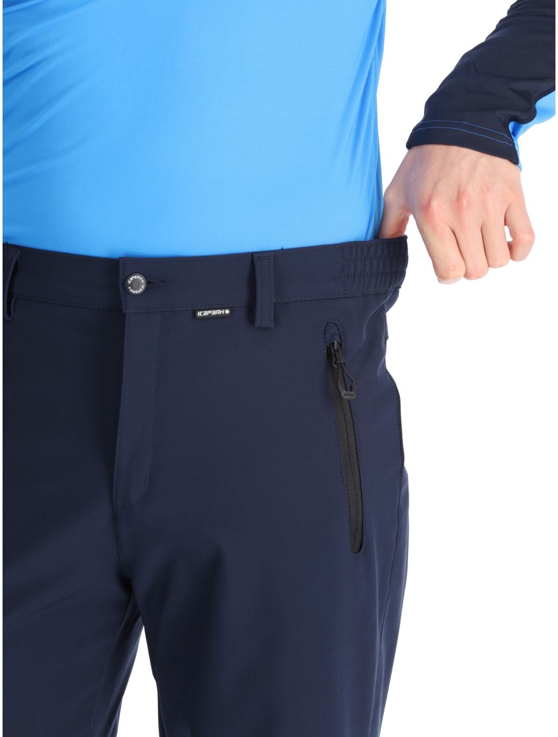 Icepeak, Frankfurt softshell skibroek heren Dark Blue blauw 