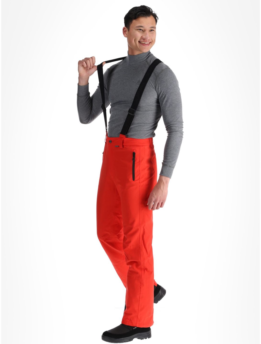 Icepeak, Freiberg skibroek lang model heren Coral-Red rood 