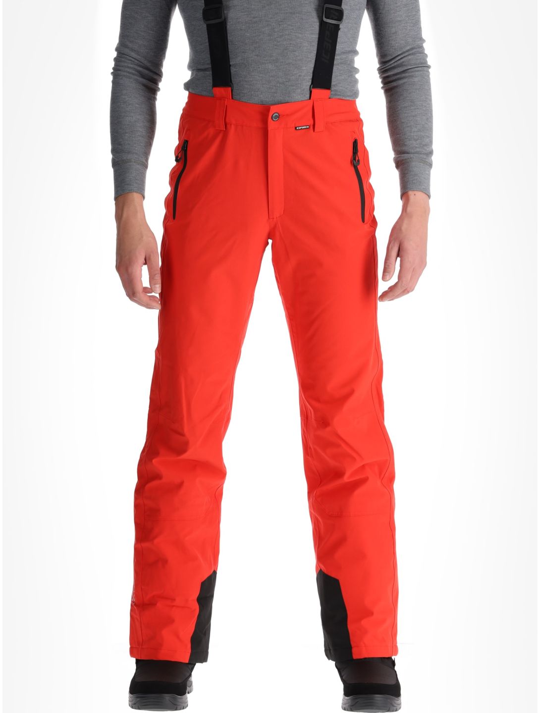 Icepeak, Freiberg skibroek lang model heren Coral-Red rood 