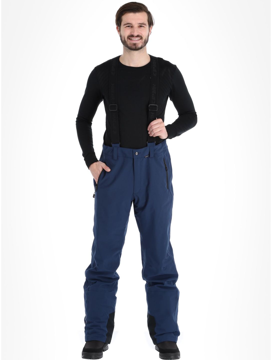 Icepeak, Freiberg skibroek lang model heren Dark Blue blauw 