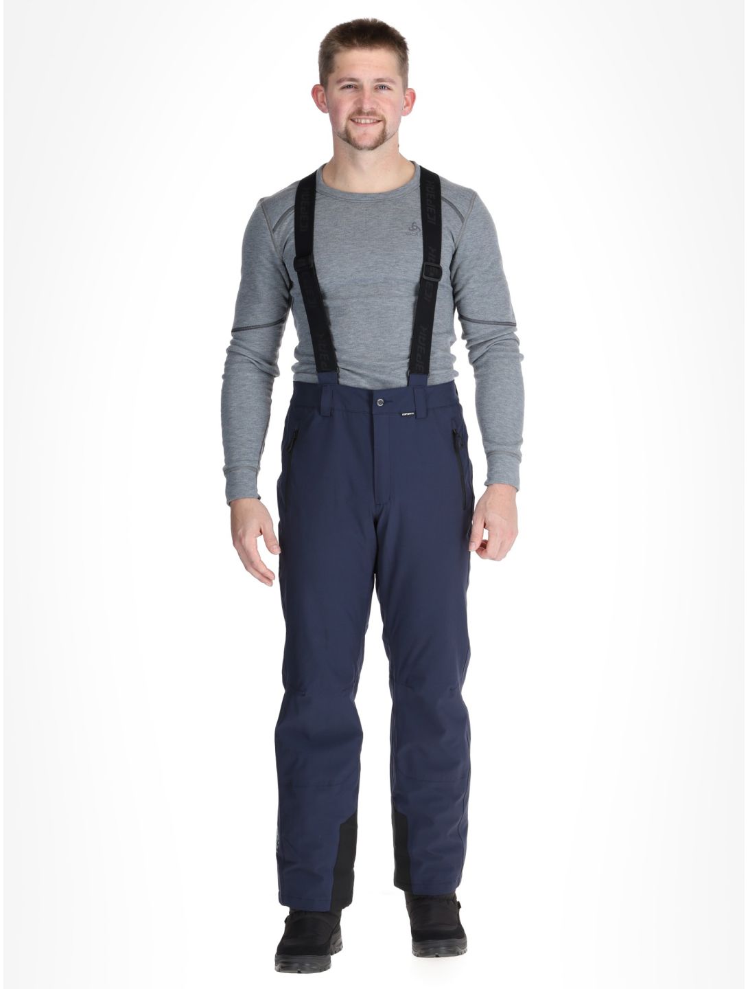 Icepeak, Freiberg skibroek kort model heren Dark Blue blauw 