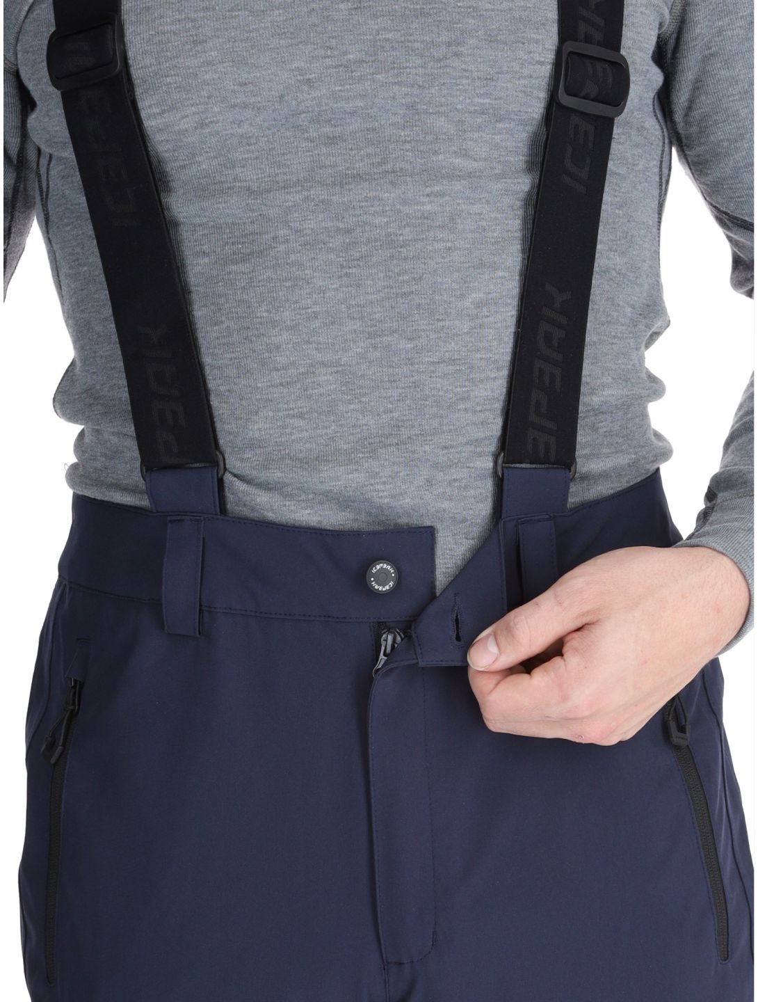 Icepeak, Freiberg skibroek kort model heren Dark Blue blauw 