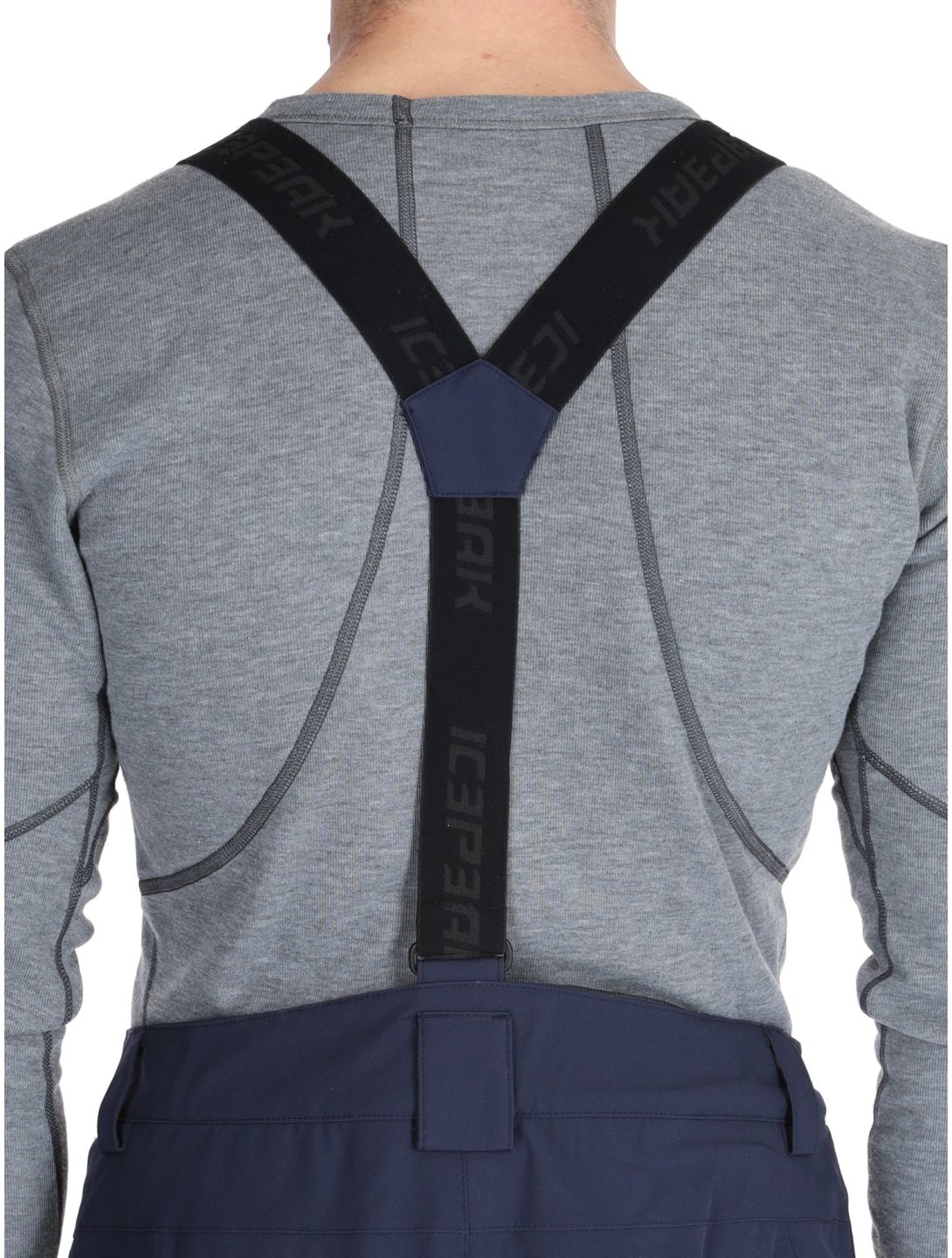 Icepeak, Freiberg skibroek kort model heren Dark Blue blauw 