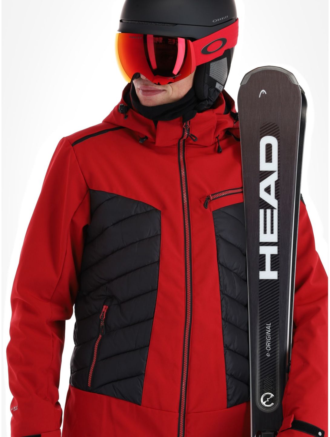 Icepeak, Fremont ski-jas heren Burgundy bordeaux 