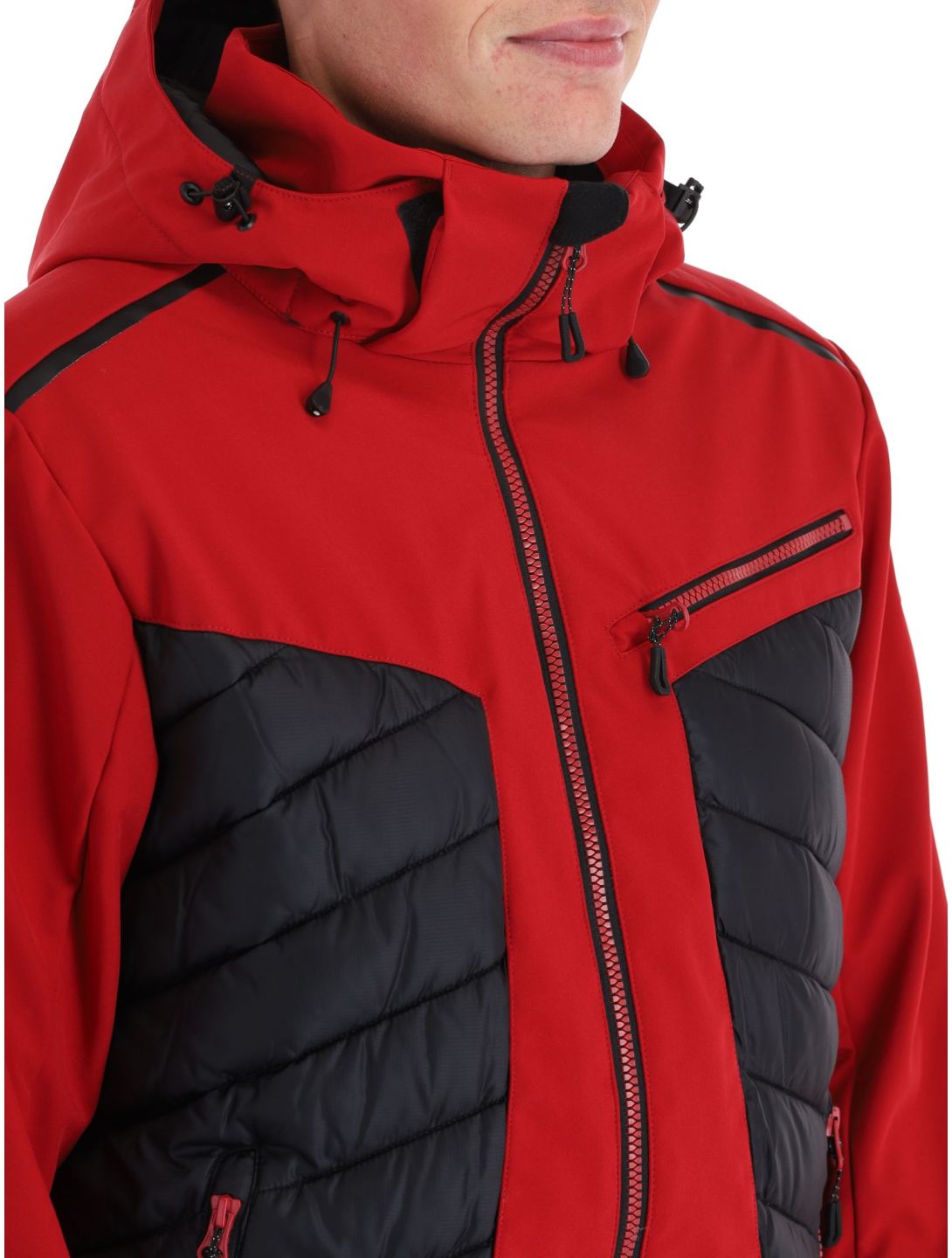 Icepeak, Fremont ski-jas heren Burgundy bordeaux 