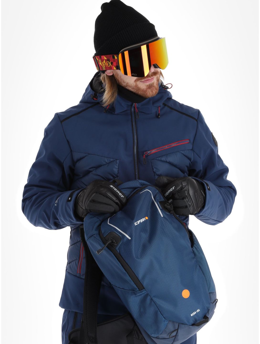 Icepeak, Fremont ski-jas heren Dark Blue blauw 