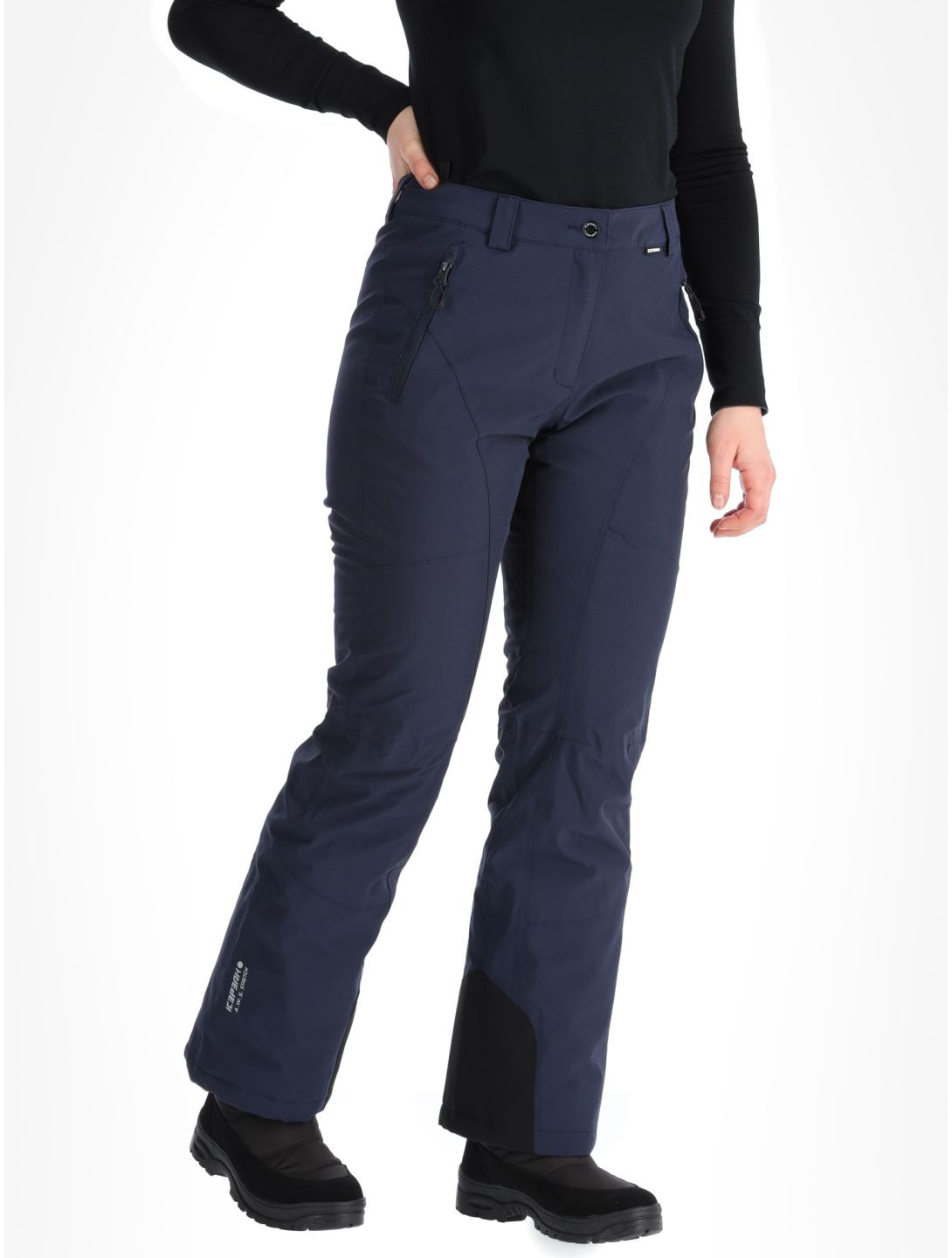 Icepeak, Freyung skibroek kort model dames Dark Blue blauw 