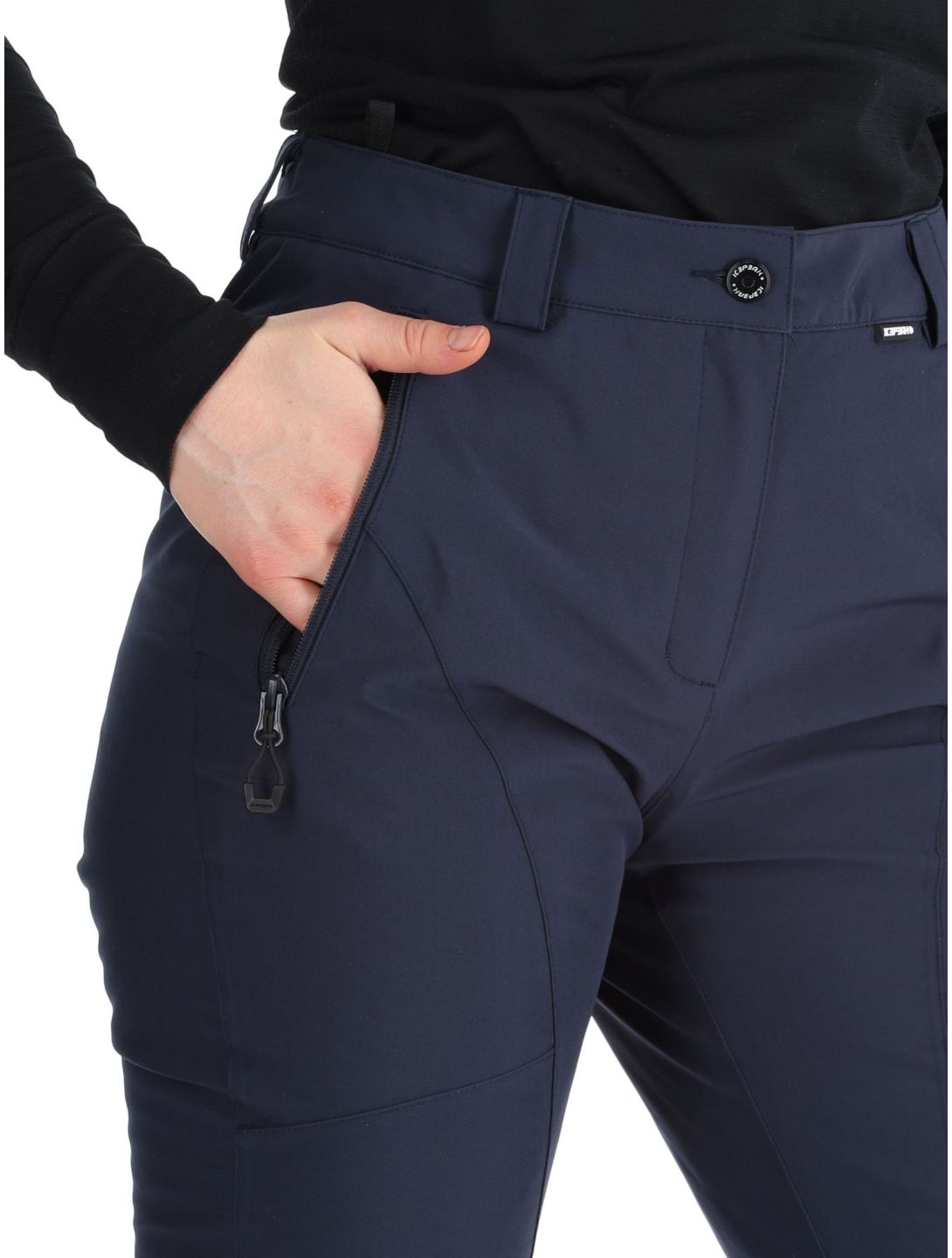 Icepeak, Freyung skibroek kort model dames Dark Blue blauw 