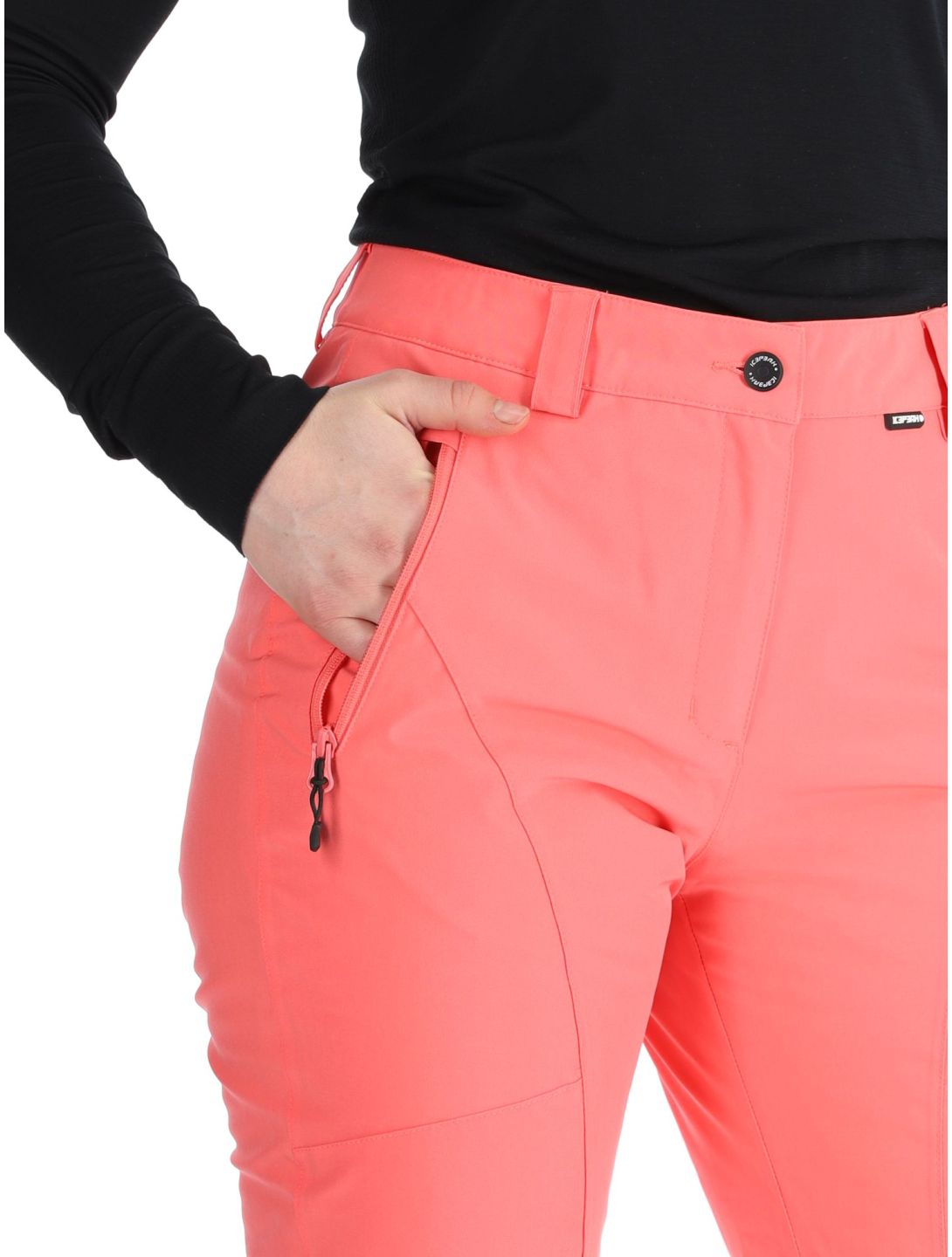 Icepeak, Freyung skibroek kort model dames Pink roze 