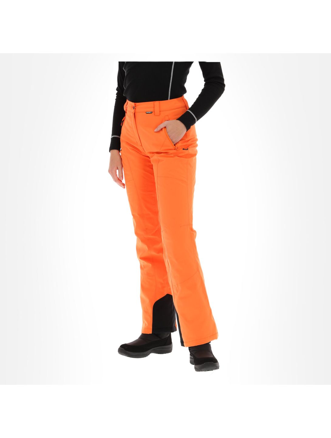 Icepeak, Freyung skibroek slim fit dames oranje