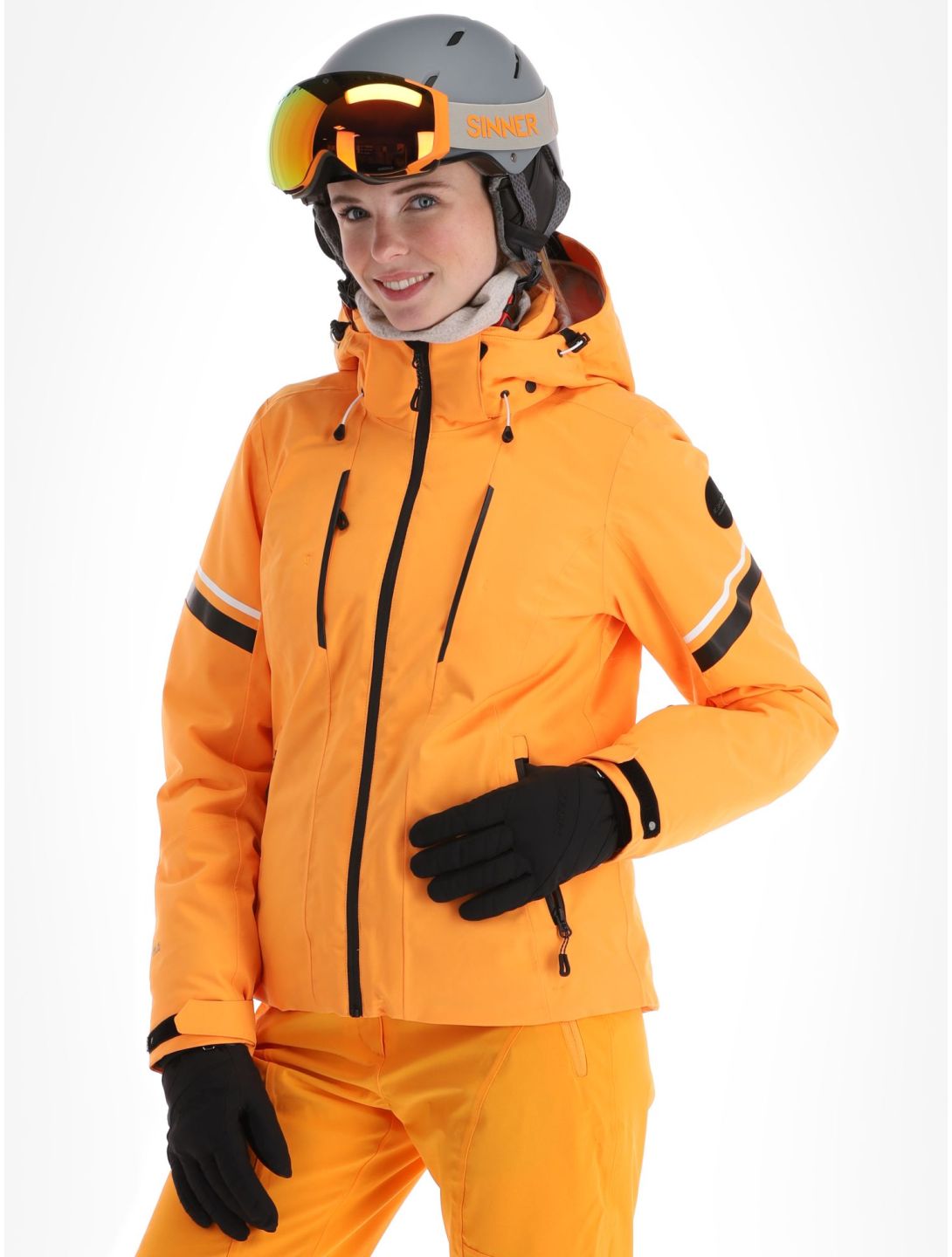 Icepeak, Friona ski-jas dames Abricot oranje 