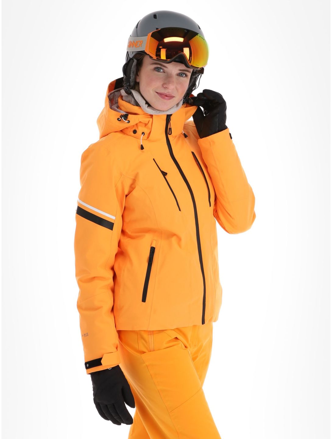 Icepeak, Friona ski-jas dames Abricot oranje 