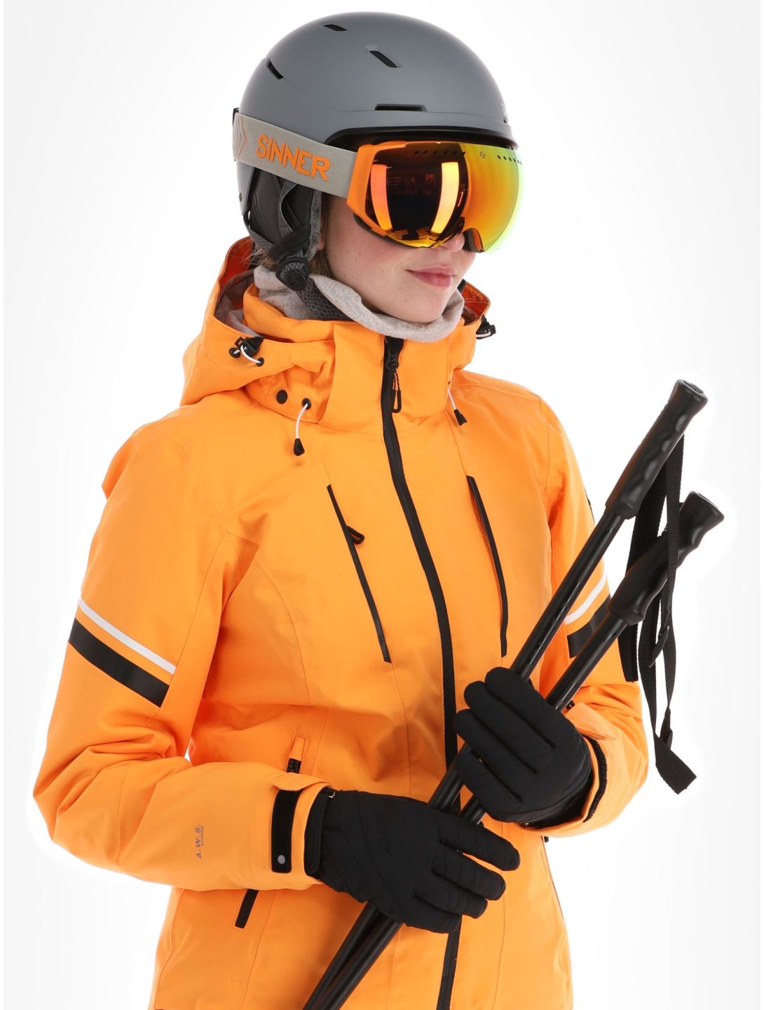 Icepeak, Friona ski-jas dames Abricot oranje 