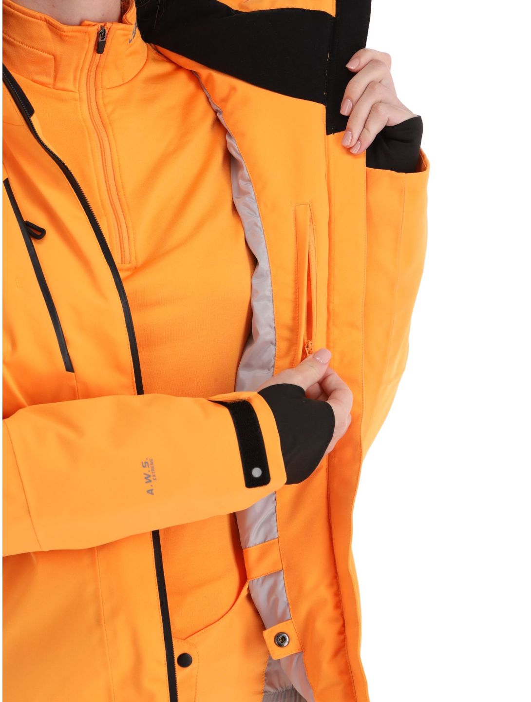 Icepeak, Friona ski-jas dames Abricot oranje 