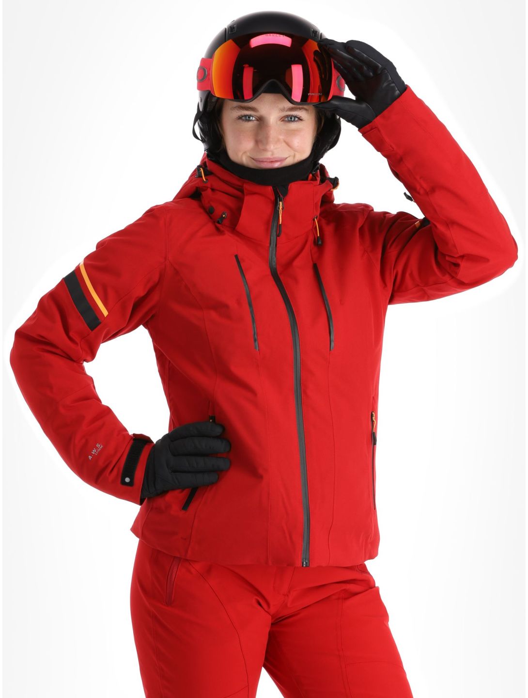 Icepeak, Friona ski-jas dames Burgundy bordeaux 