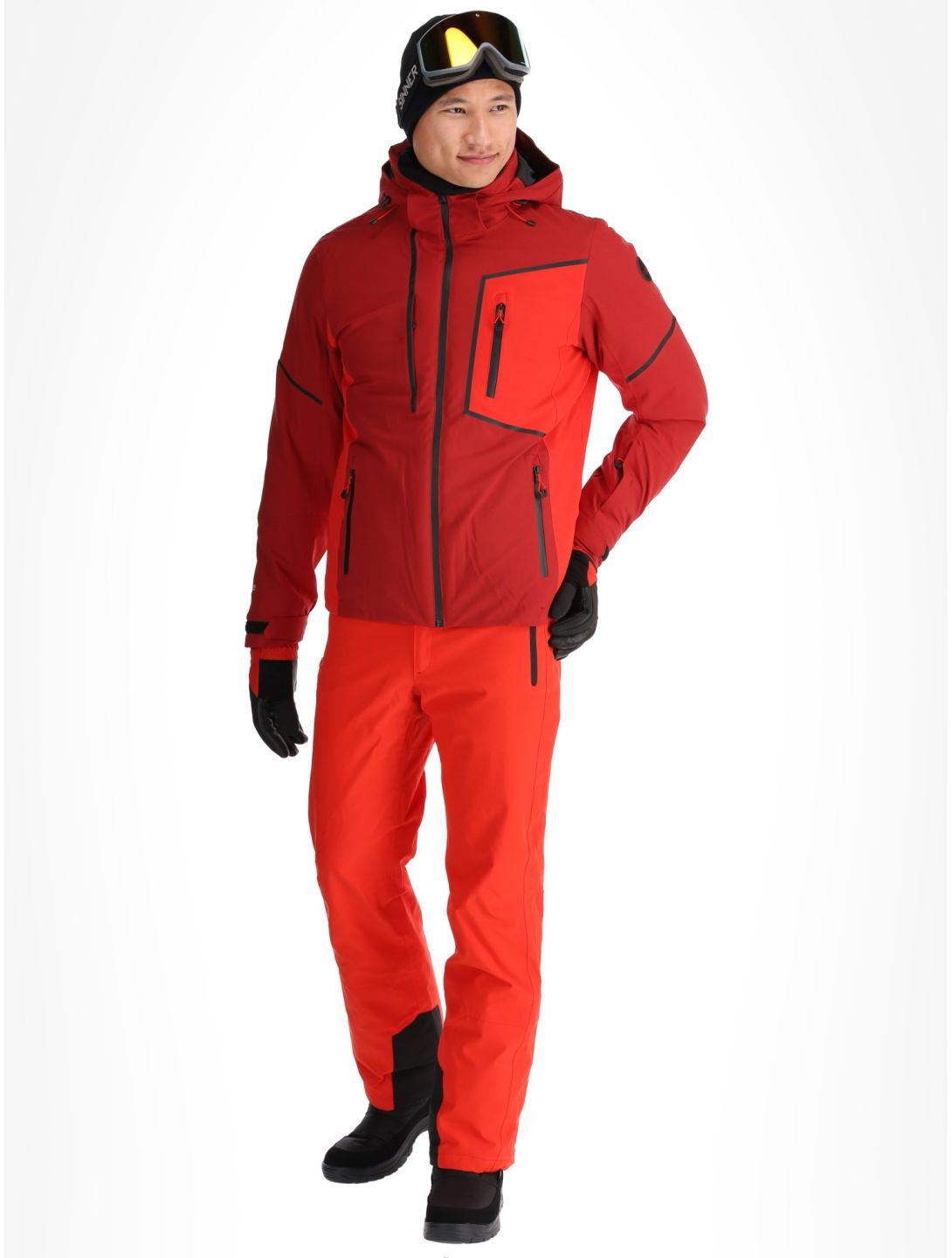 Icepeak, Frisco ski-jas heren Cranberry rood 