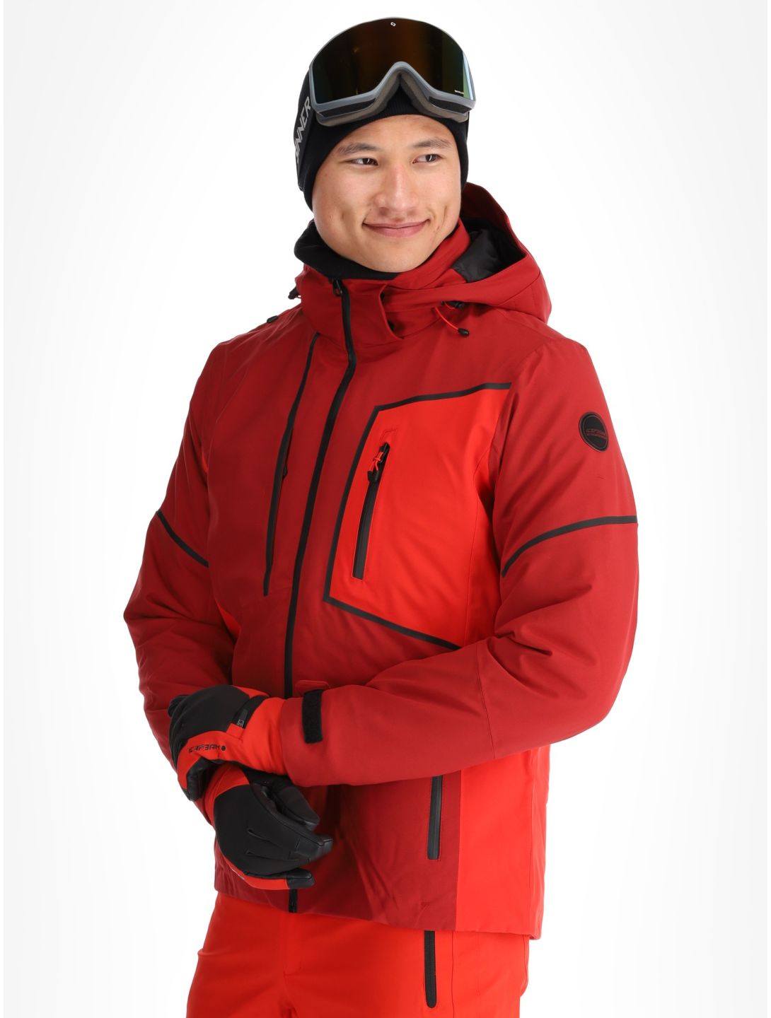 Icepeak, Frisco ski-jas heren Cranberry rood 