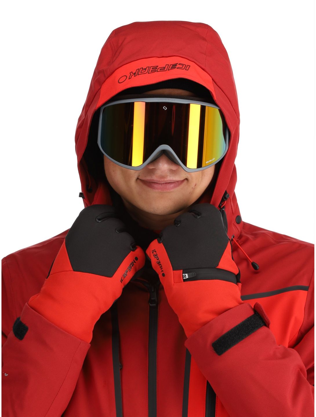 Icepeak, Frisco ski-jas heren Cranberry rood 