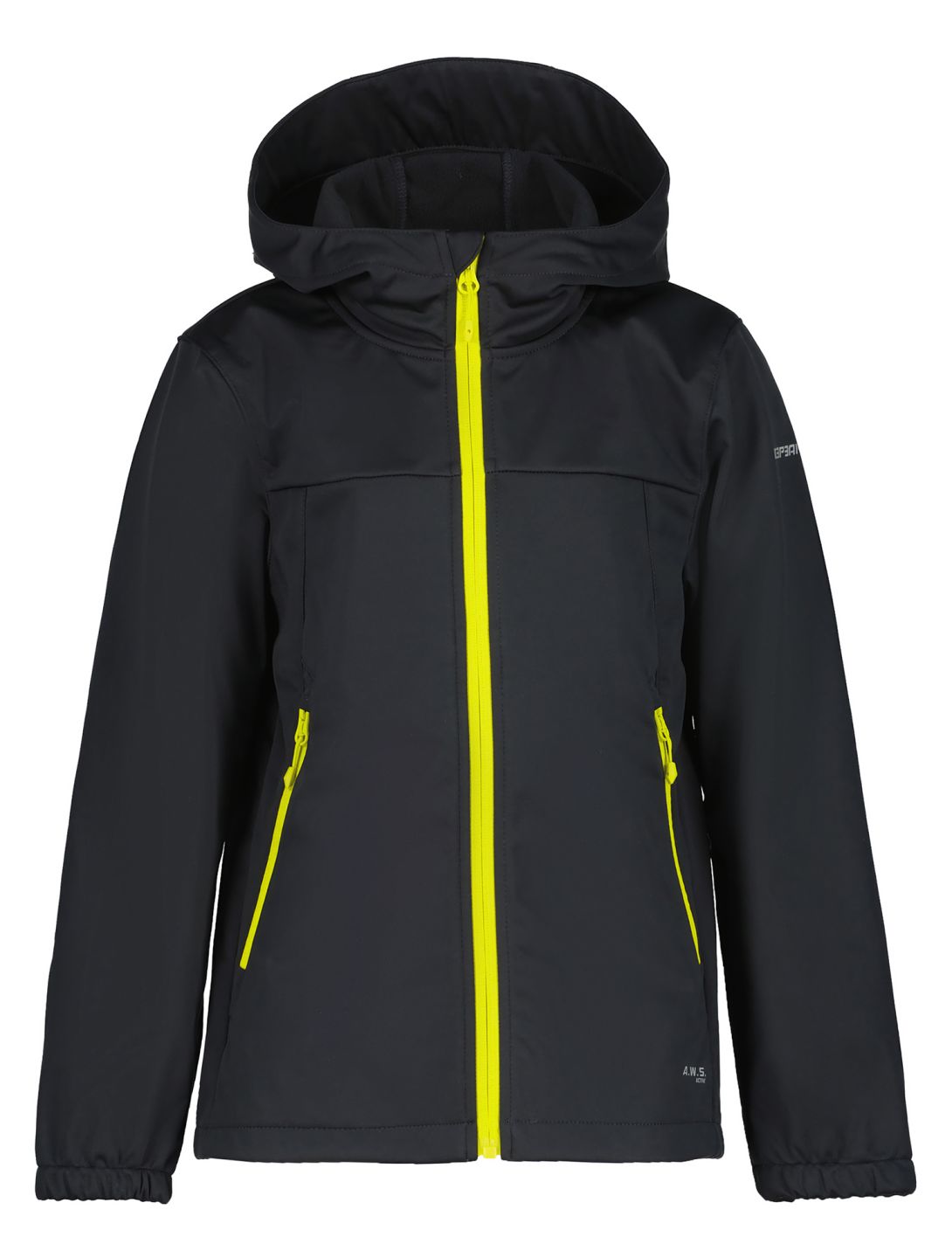 Icepeak, Kline JR softshell ski-jas kinderen Anthracite grijs 