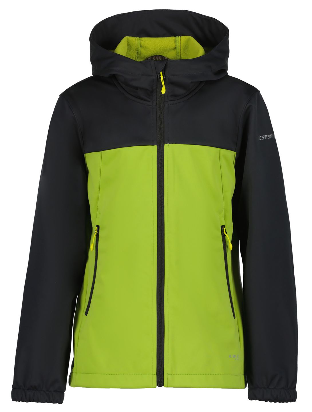 Icepeak, Kline JR softshell ski-jas kinderen Asparagus groen 