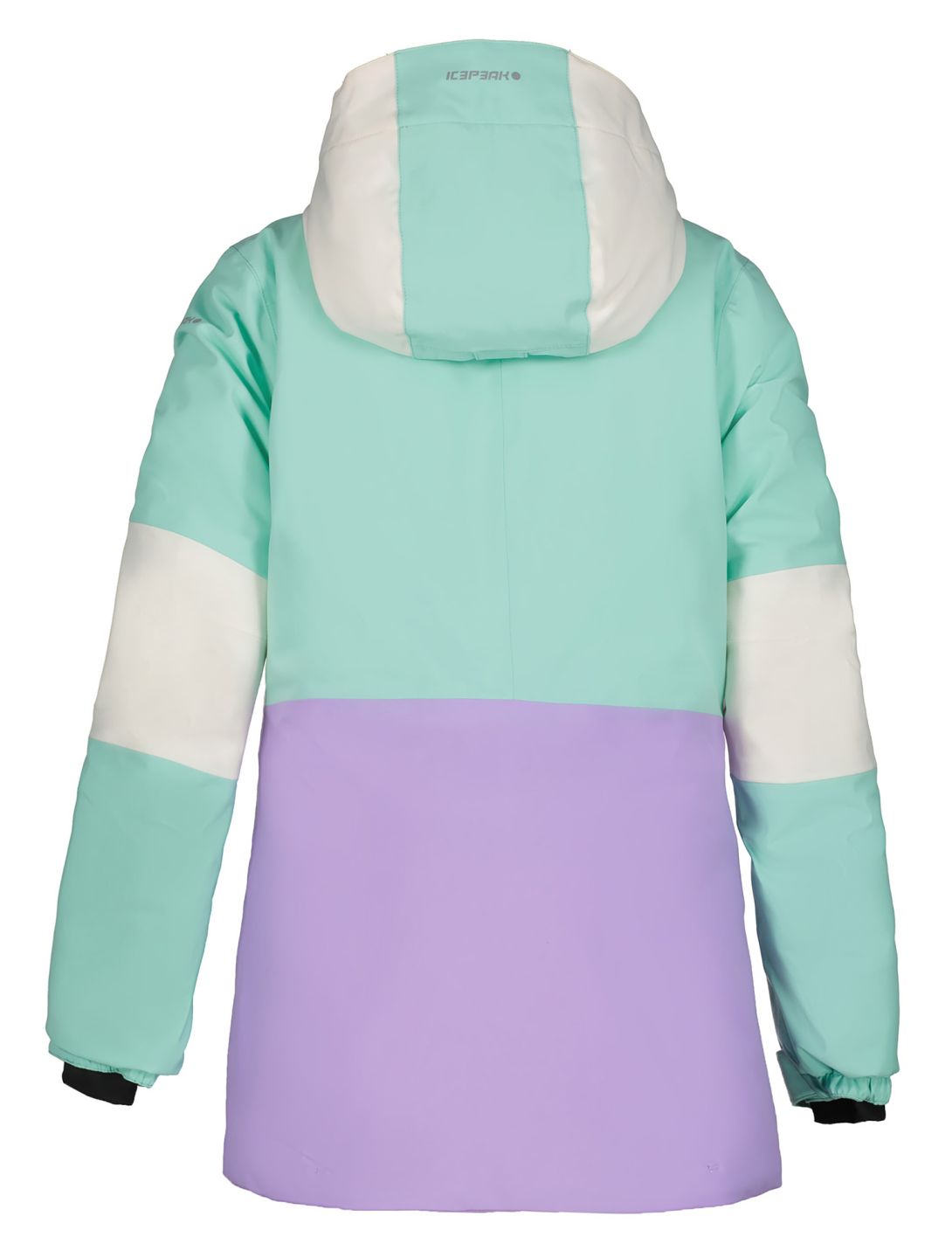 Icepeak, Leoti Jr ski-jas kinderen Light Green groen, paars, wit 