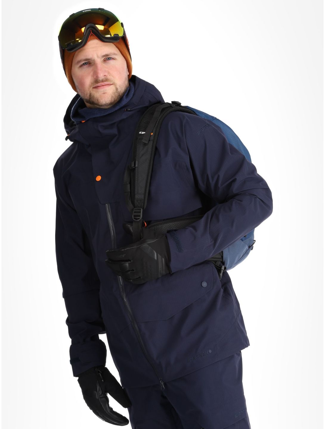 Icepeak, Yaholo hardshell ski-jas heren Dark Blue blauw 