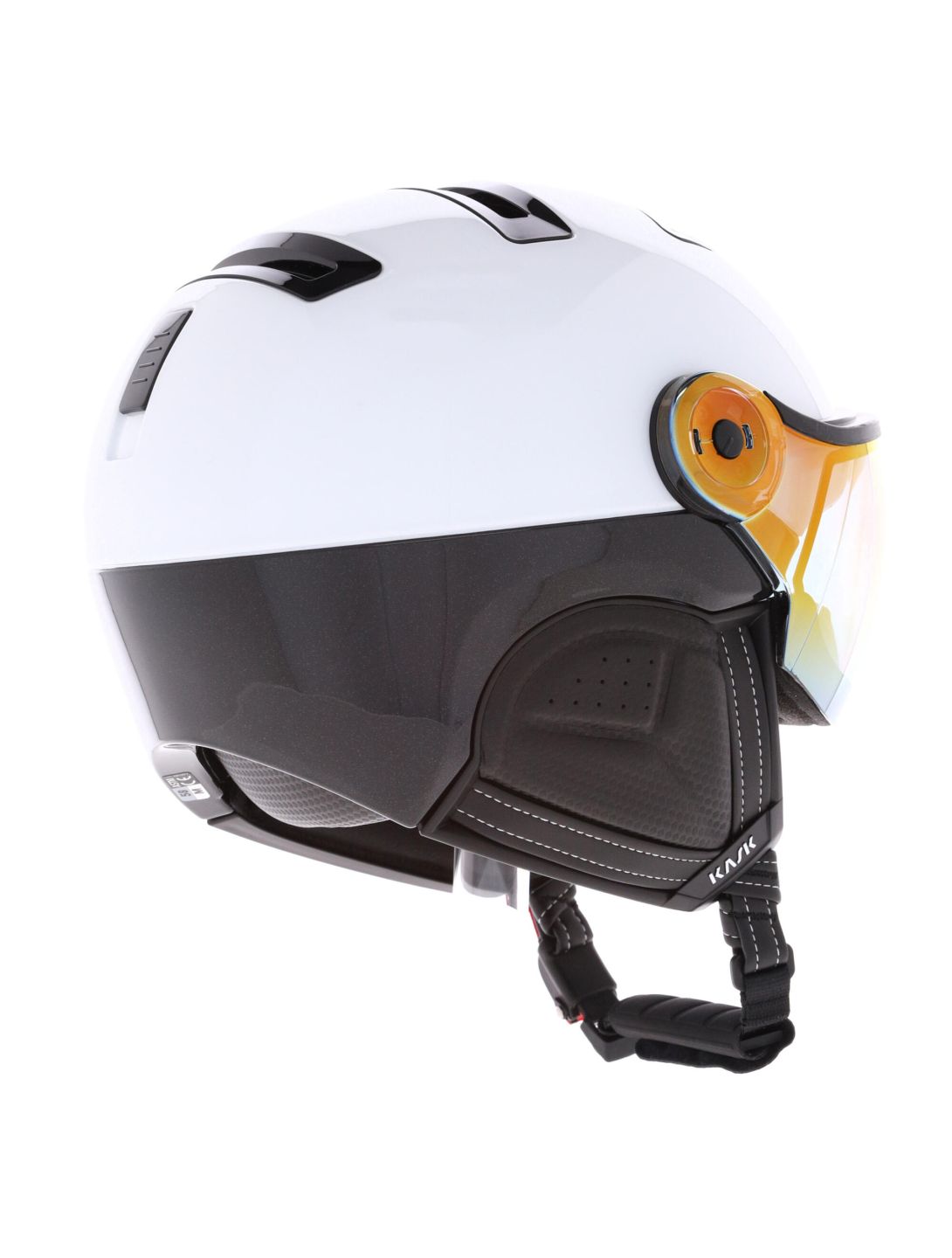 Kask, Piuma R Montecarlo skihelm met vizier unisex White wit 