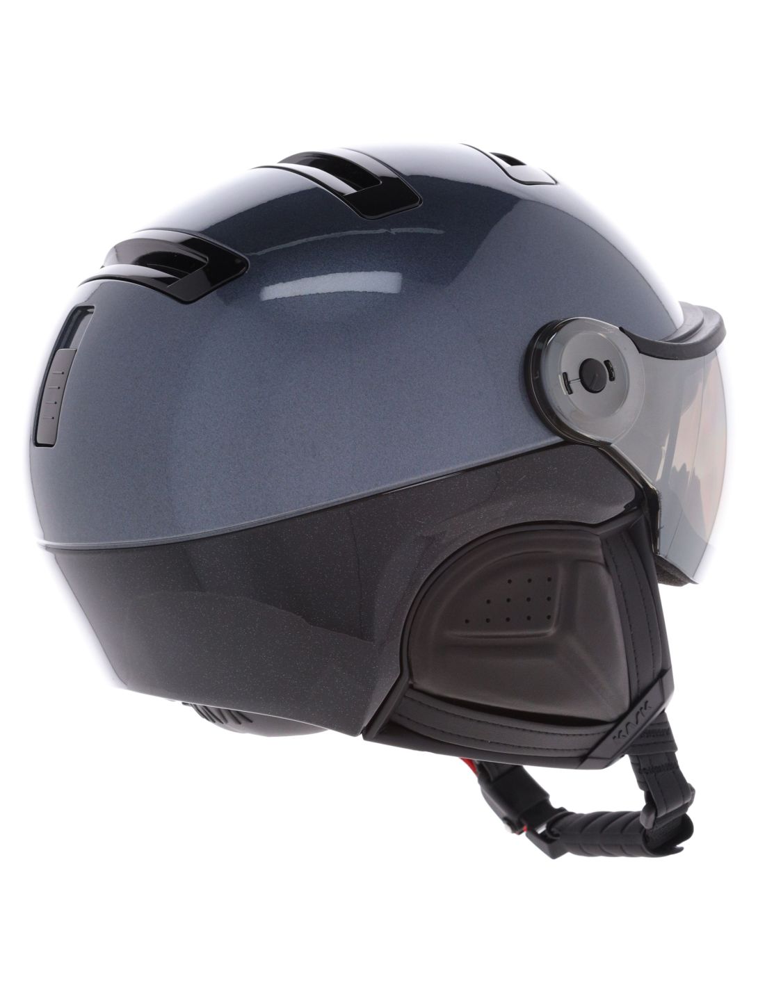 Kask, Piuma-R Class Sport skihelm met vizier unisex Anthracite grijs 