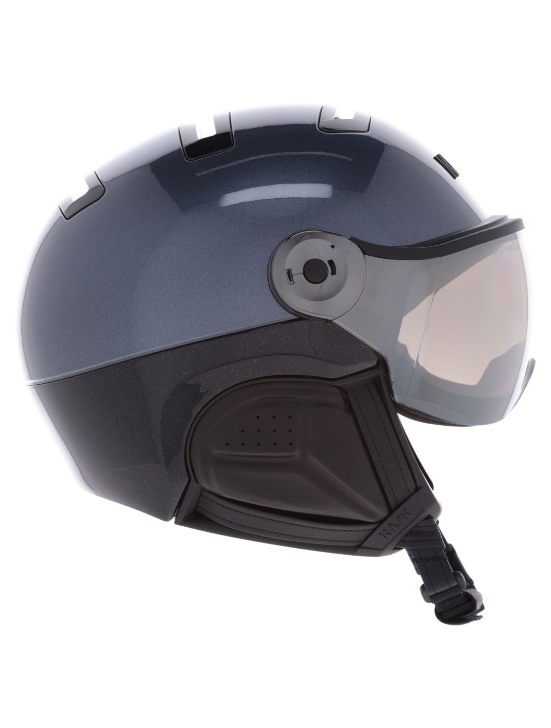 Kask, Piuma-R Class Sport skihelm met vizier unisex Anthracite grijs 