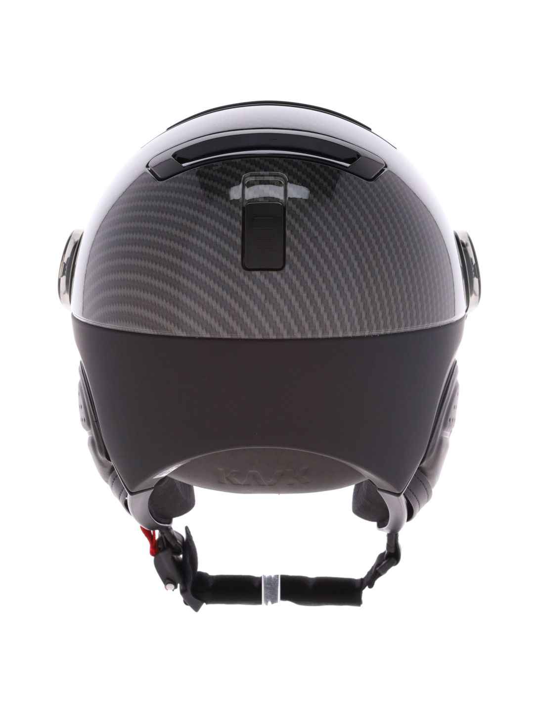 Kask, Piuma-R Elite skihelm met vizier unisex Carbon/Black zwart 