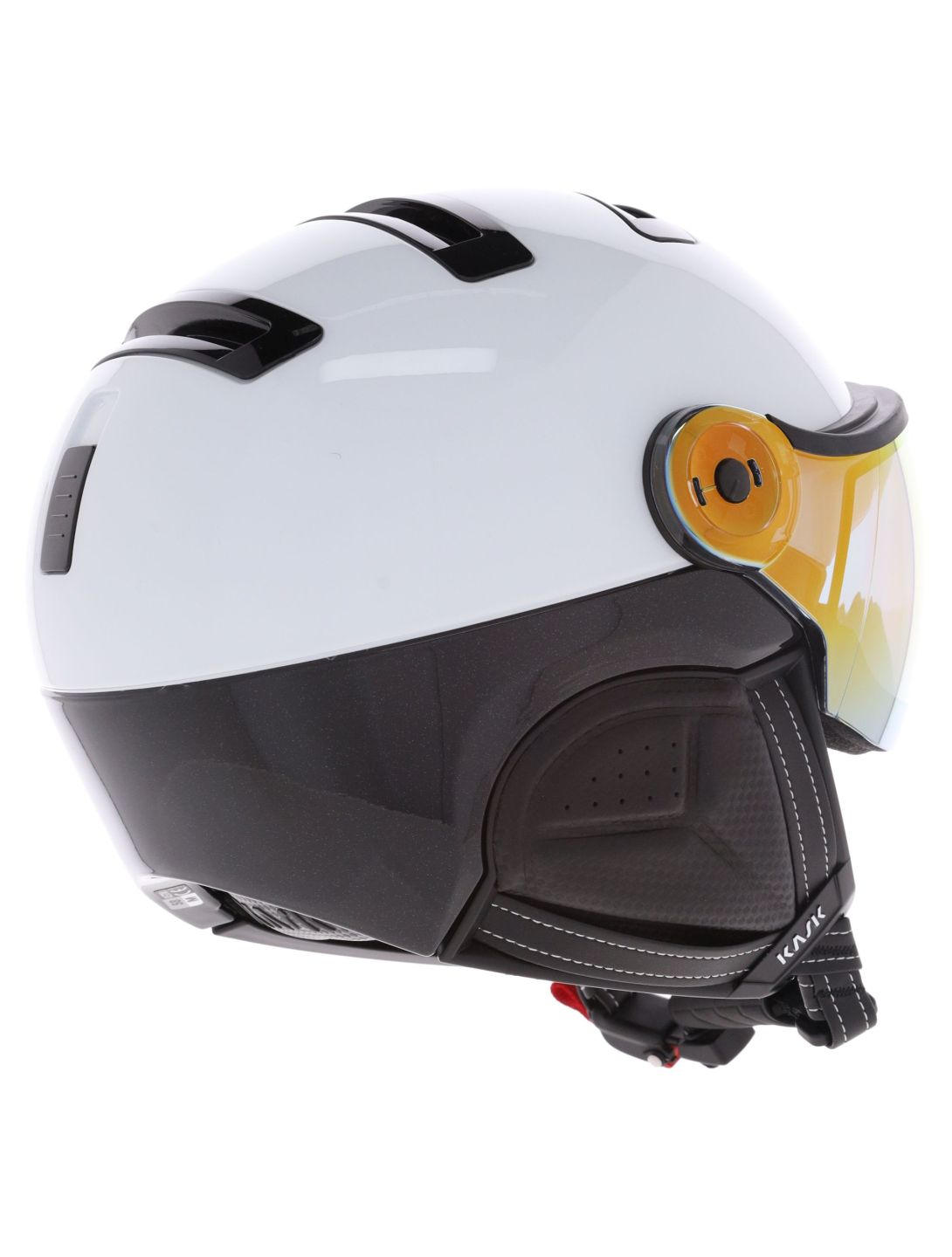 Kask, Piuma-R Montecarlo skihelm met vizier unisex White wit 