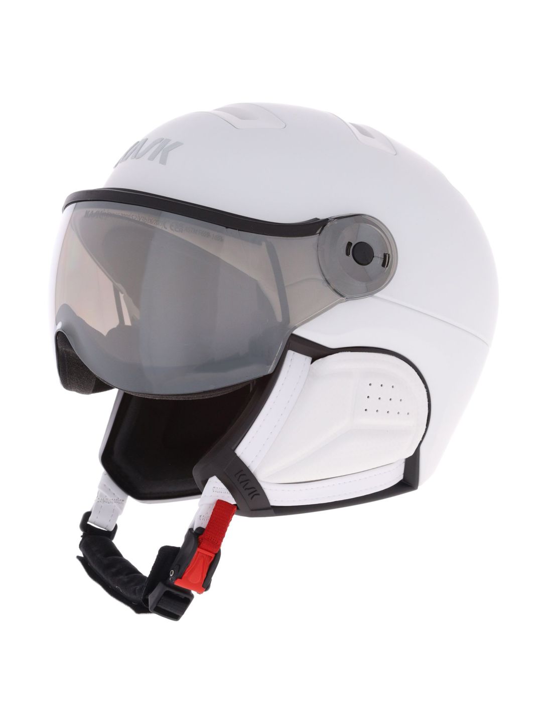 Kask, Piuma-R Shadow Visor skihelm met vizier unisex White wit 