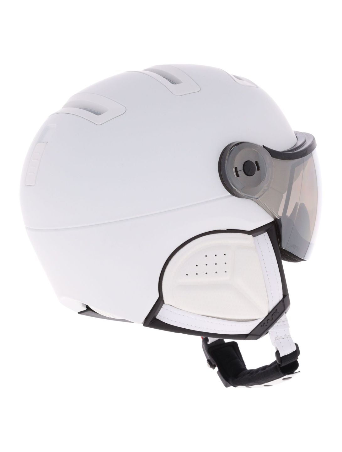 Kask, Piuma-R Shadow Visor skihelm met vizier unisex White wit 