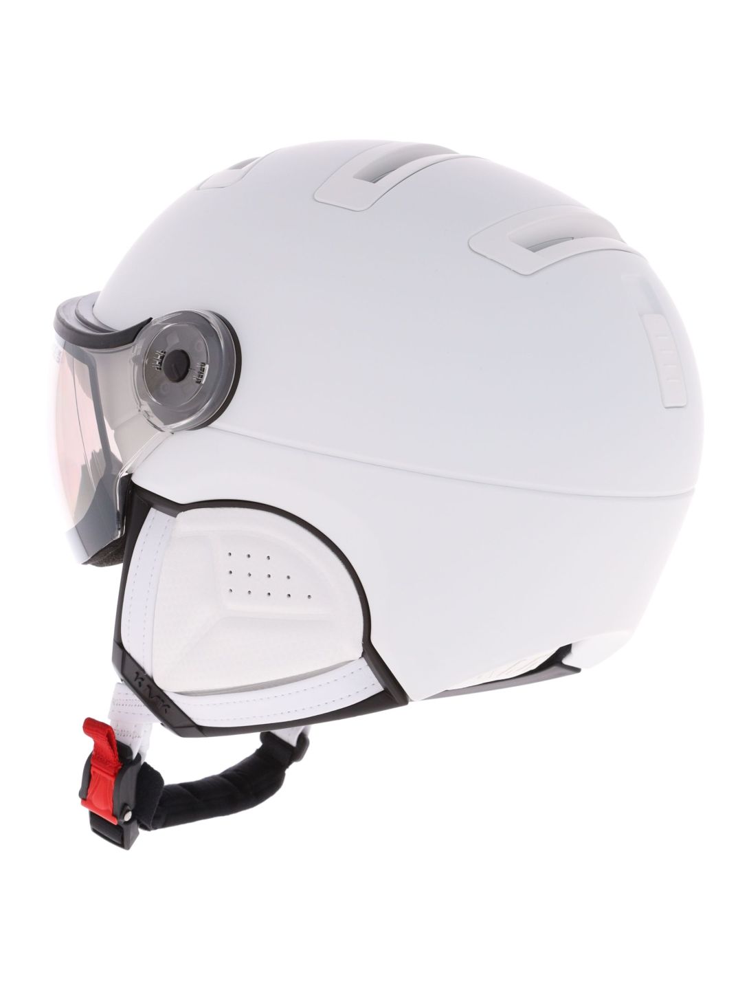 Kask, Piuma-R Shadow Visor skihelm met vizier unisex White wit 