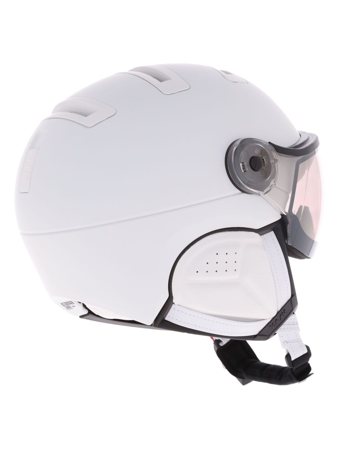 Kask, Piuma-R Shadow Visor skihelm met vizier unisex White wit 