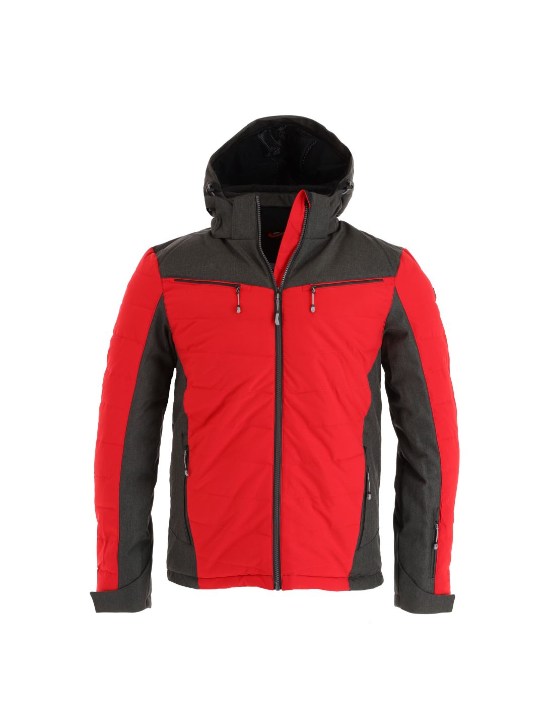 Killtec, Savognin Mn Jckt ski-jas plus size heren Grijs/Rood