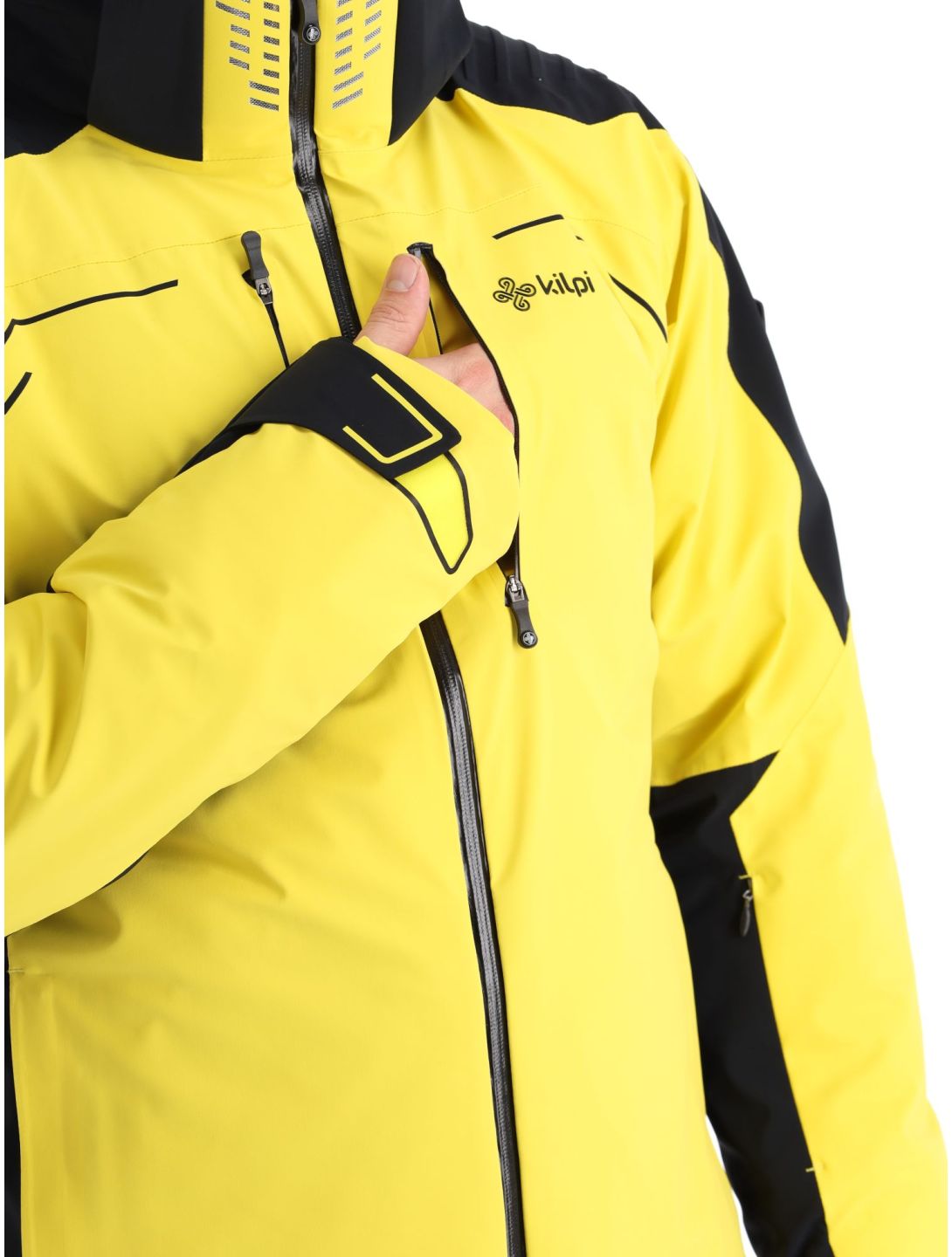 Kilpi, Hyder-M ski-jas heren Yellow geel, zwart 