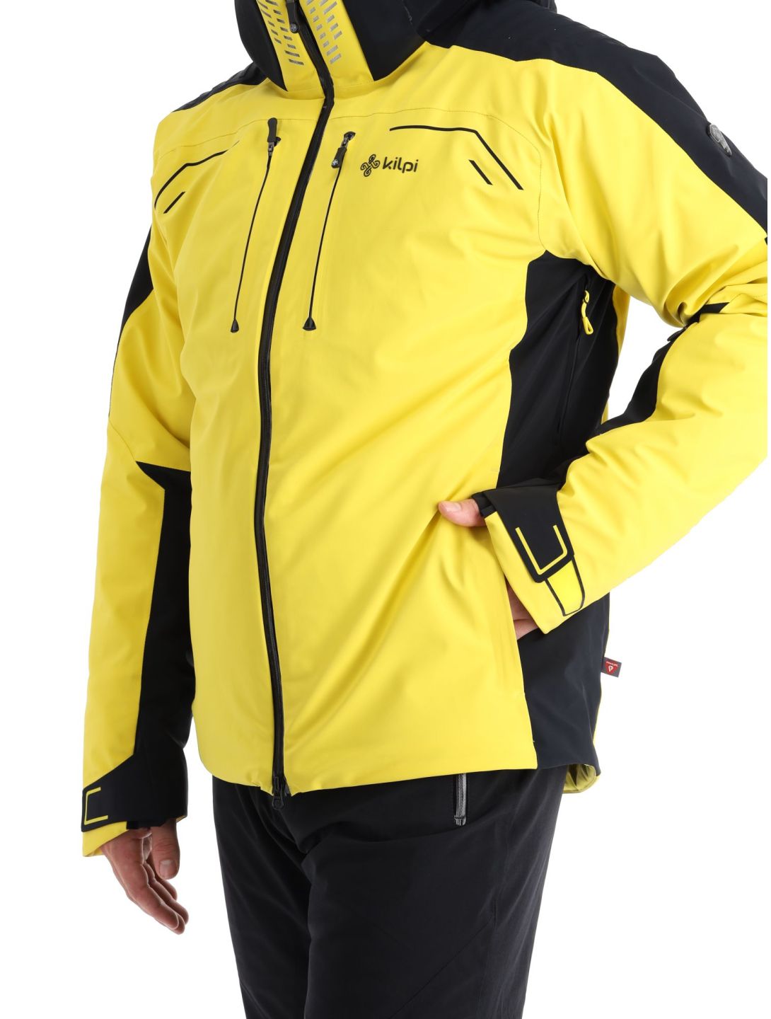 Kilpi, Hyder-M ski-jas heren Yellow geel, zwart 