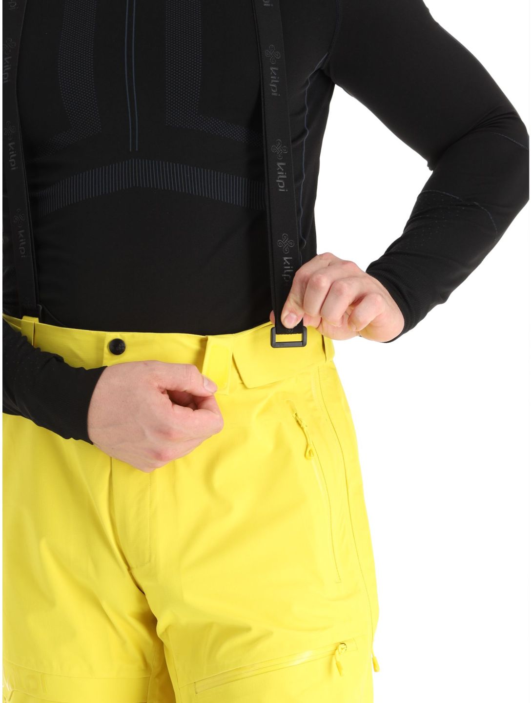 Kilpi, Lazzaro-M hardshell skibroek heren Yellow geel 