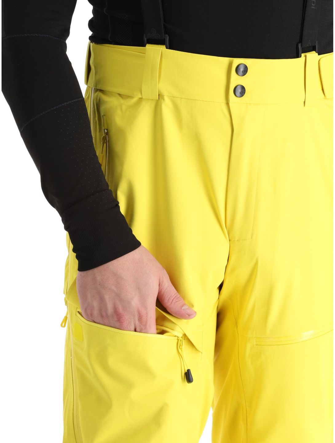 Kilpi, Lazzaro-M hardshell skibroek heren Yellow geel 