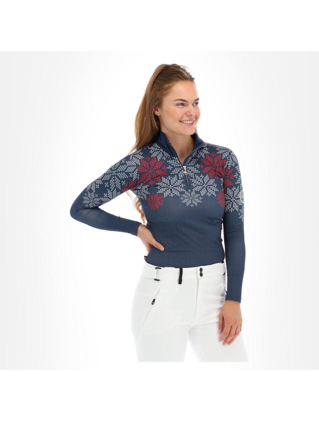 Kilpi, Leema-W skipully slim fit dames dark Blauw