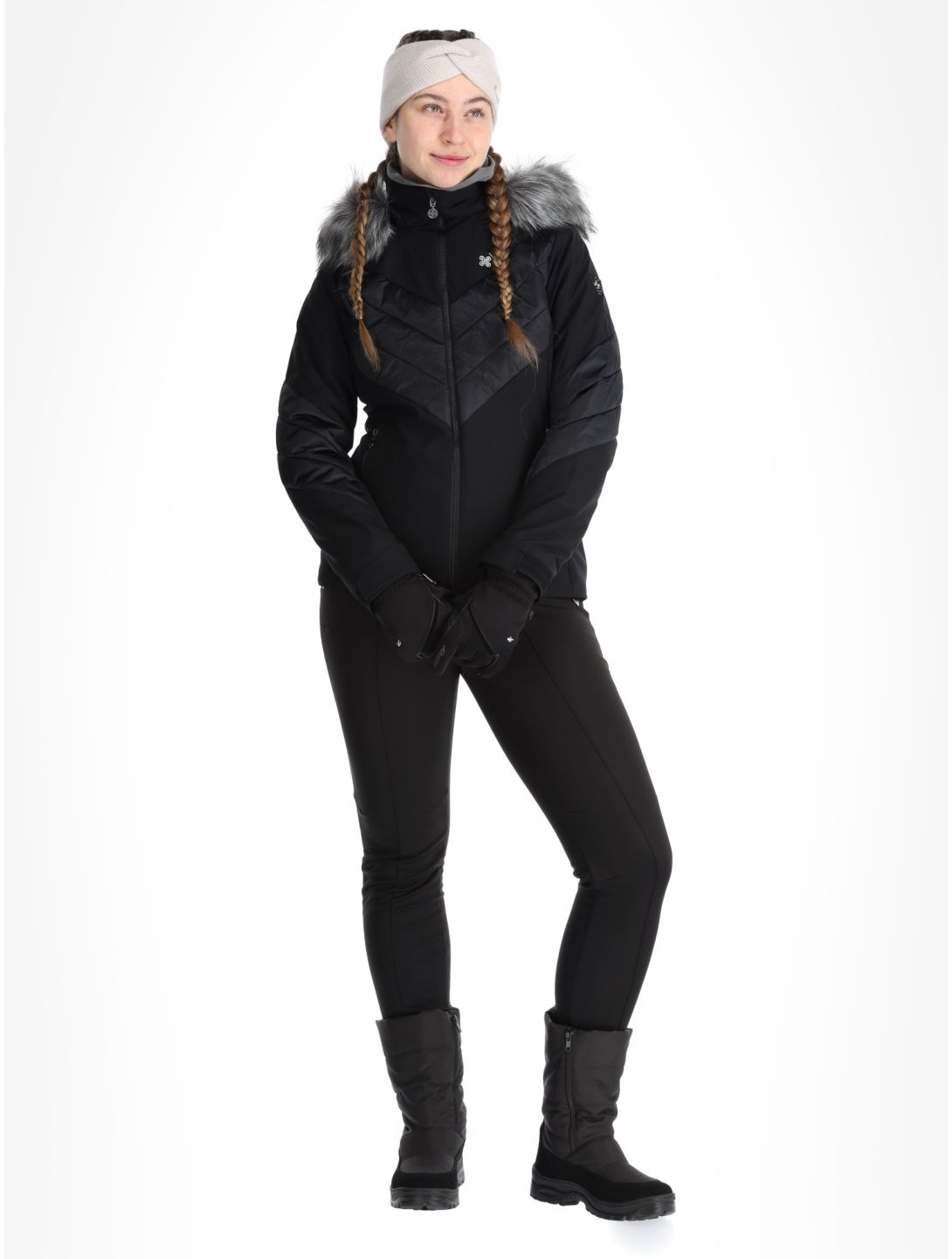 Kilpi, Lin ski-jas dames Black zwart 