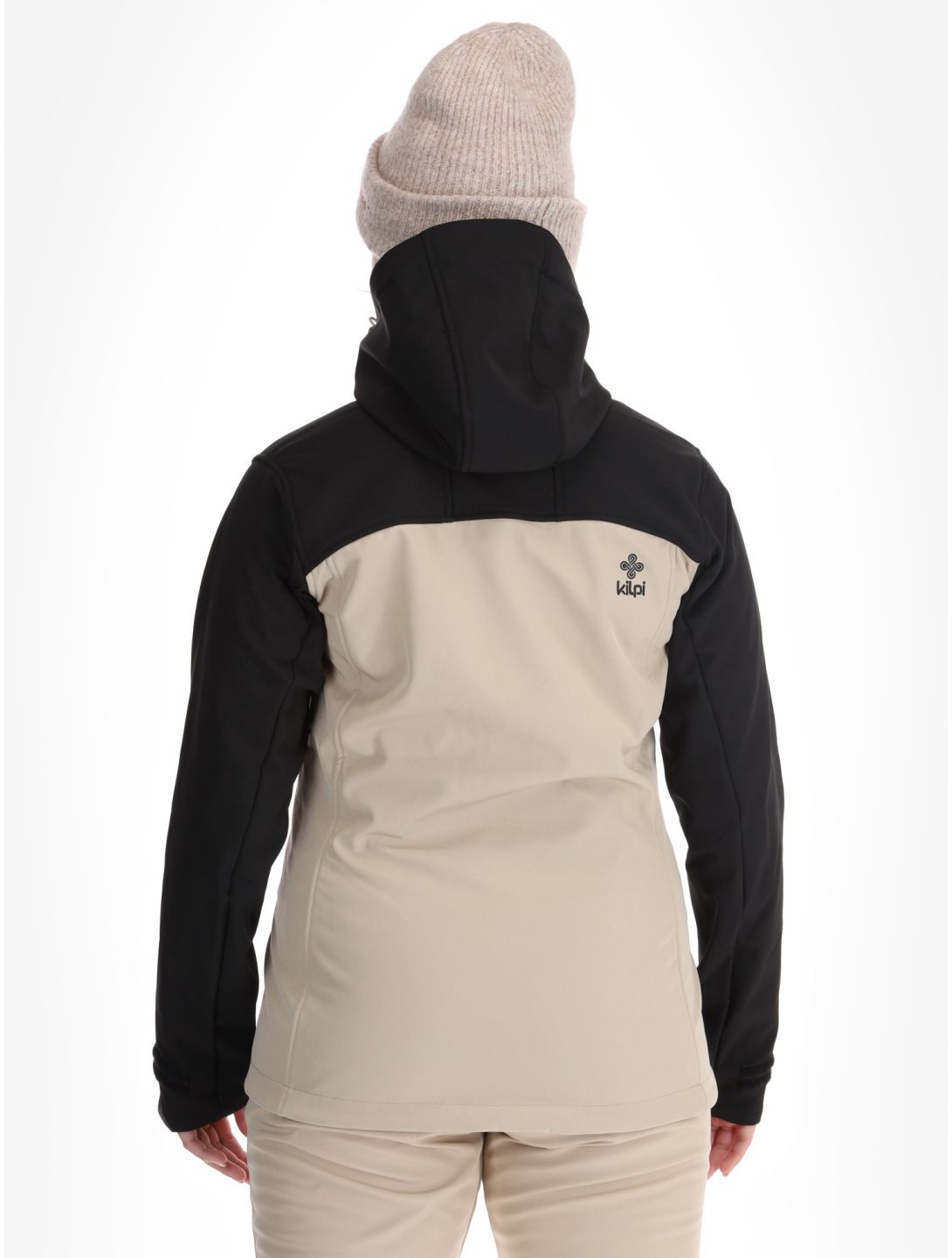 Kilpi, Ravia softshell ski-jas dames Beige beige, zwart 