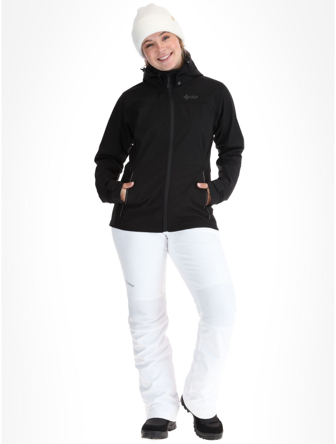 Kilpi, Ravia softshell ski-jas dames Black zwart 