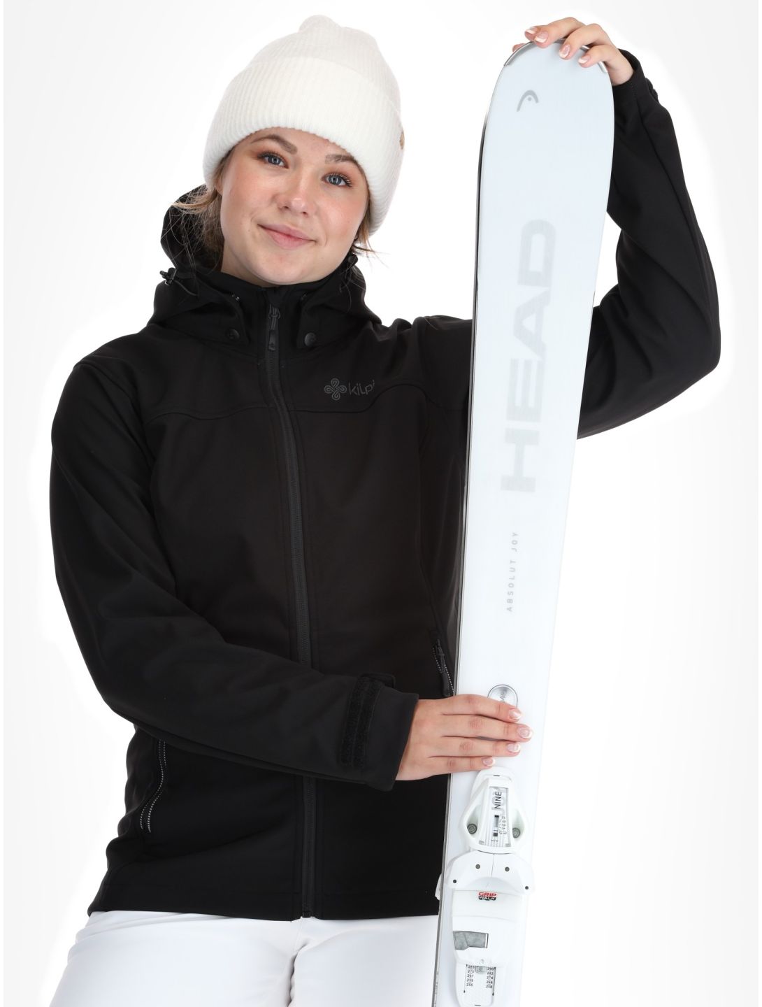 Kilpi, Ravia softshell ski-jas dames Black zwart 