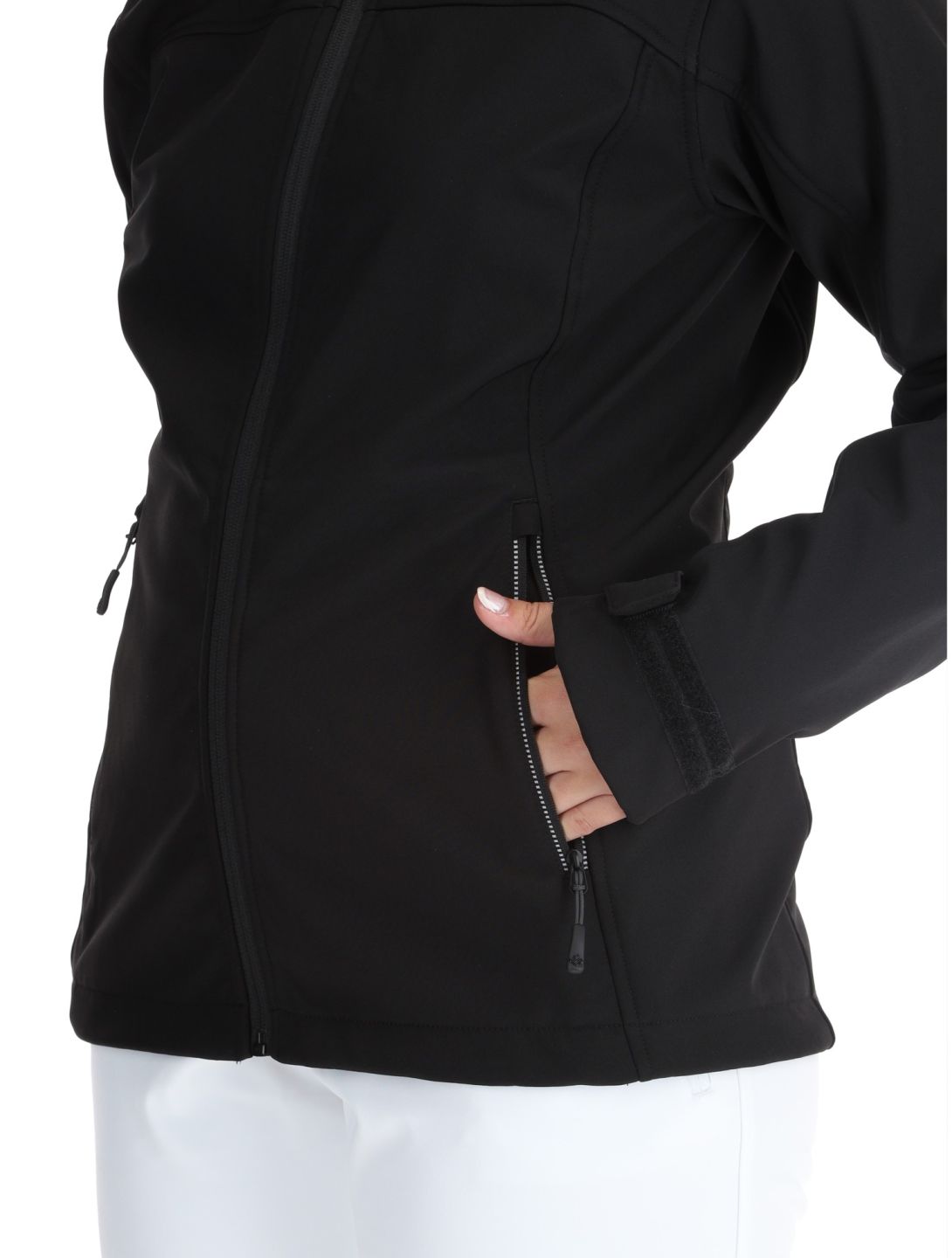 Kilpi, Ravia softshell ski-jas dames Black zwart 