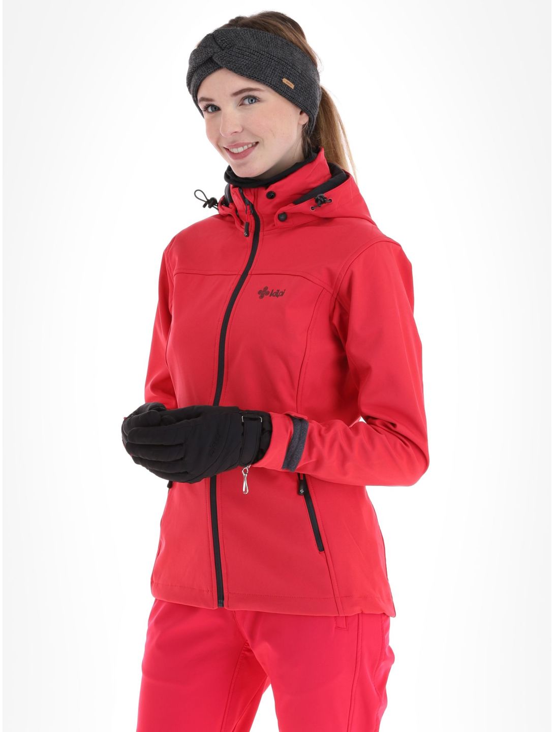 Kilpi, Ravia-W softshell ski-jas dames Pink roze 