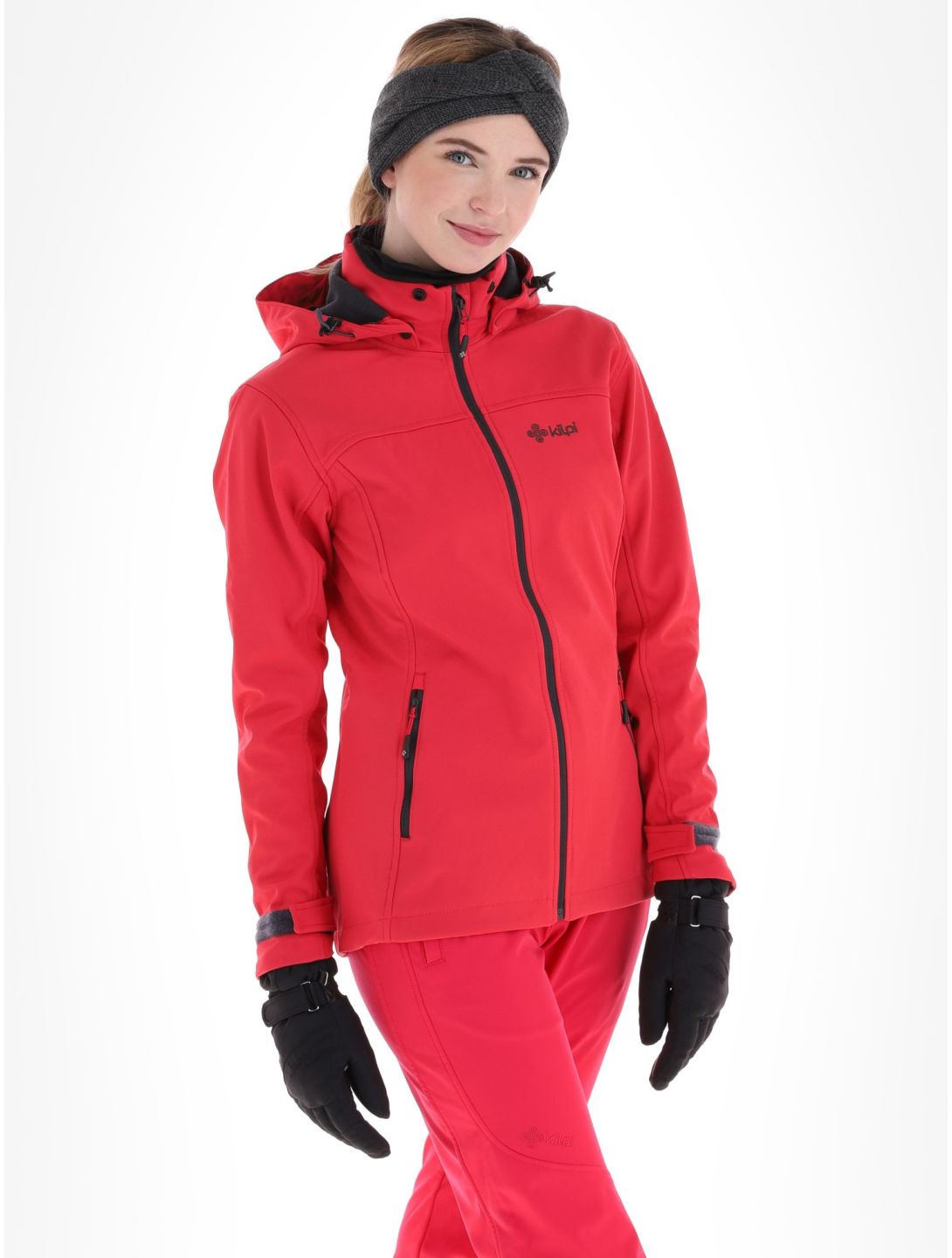 Kilpi, Ravia-W softshell ski-jas dames Pink roze 