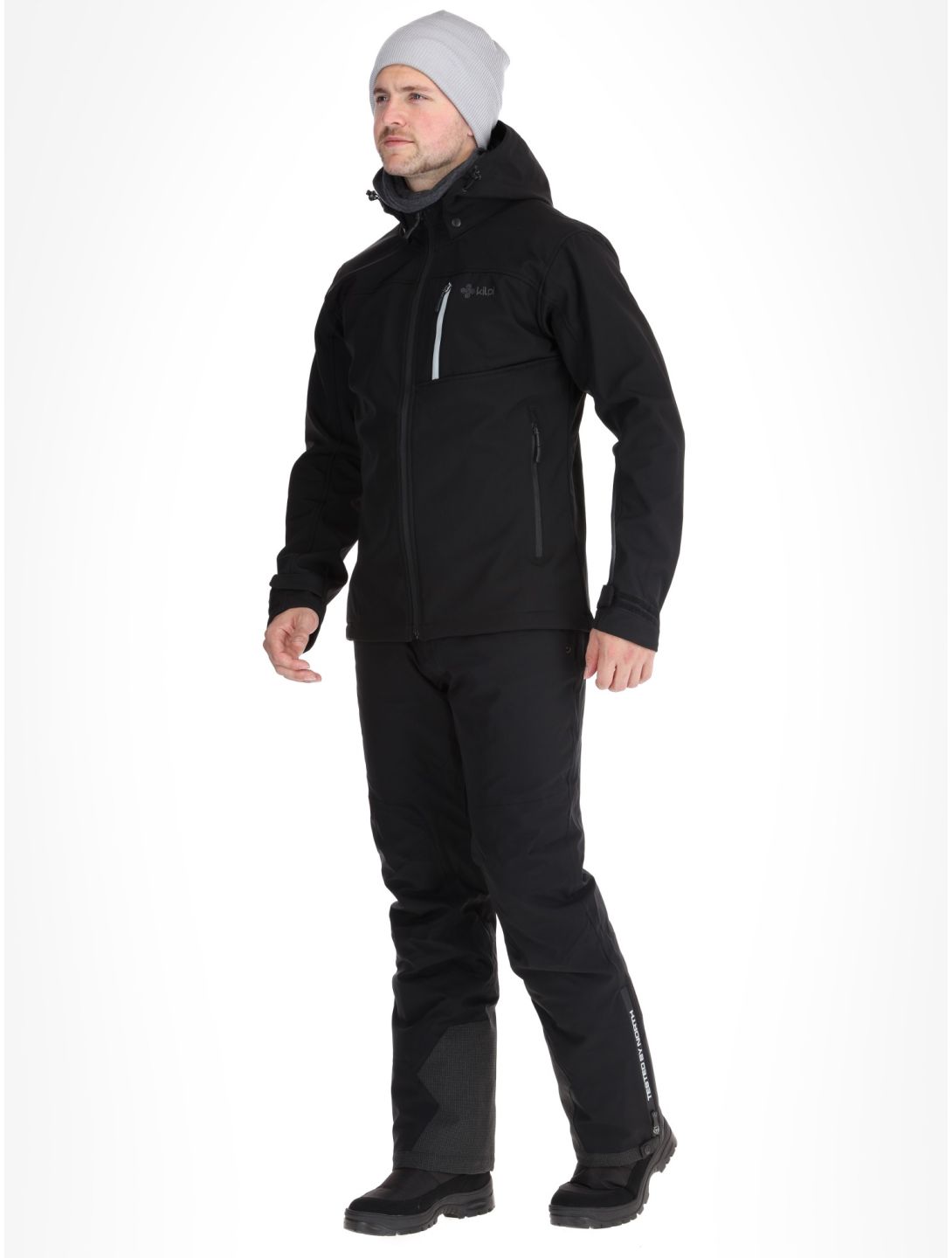 Kilpi, RAVIO softshell ski-jas heren Black zwart 